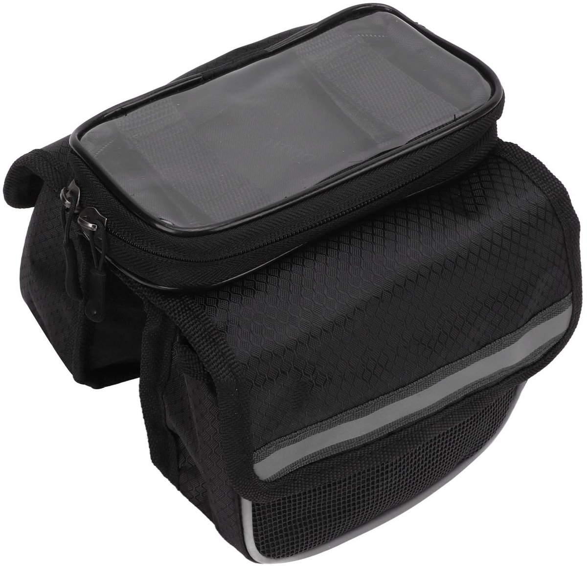 Cosensi- Fietstas Waterdicht - Telefoonhouder Fiets - Schokbestendig - Nylon Fietstas - Grote Capaciteit - 3,5-4,8 Inch Telefoons