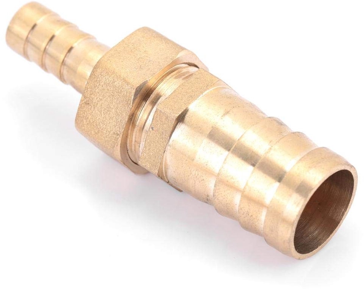 Cosensi - Slangconnector - Messing Fitting - Reducer Adapter Plug - 10-19mm - Geschikt voor Slangen - Voor Tuin en Hobby - Adapter voor Water