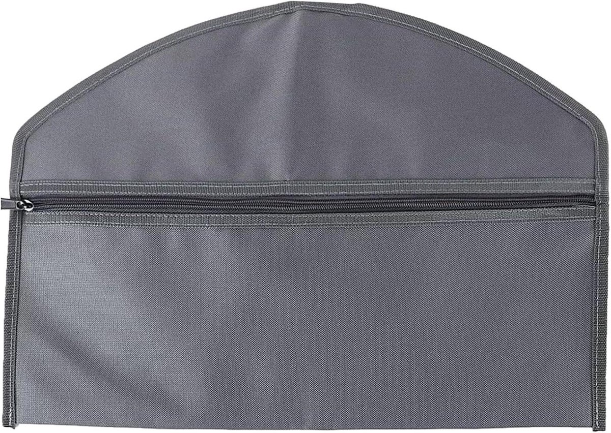 Hanger Kluis - Geldhouder Documentenhouder - Veilige Opslag - Brandwerend Waterdicht - 4.8D x 11.2W x 4.8H cm - Grijs