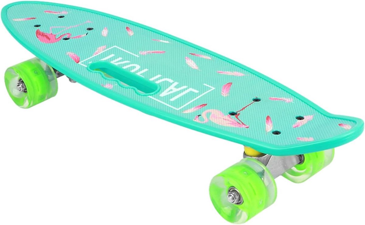Beginners Longboard Skateboard Buitenrijden Magnetische kern wielen 59x16cm Graffiti