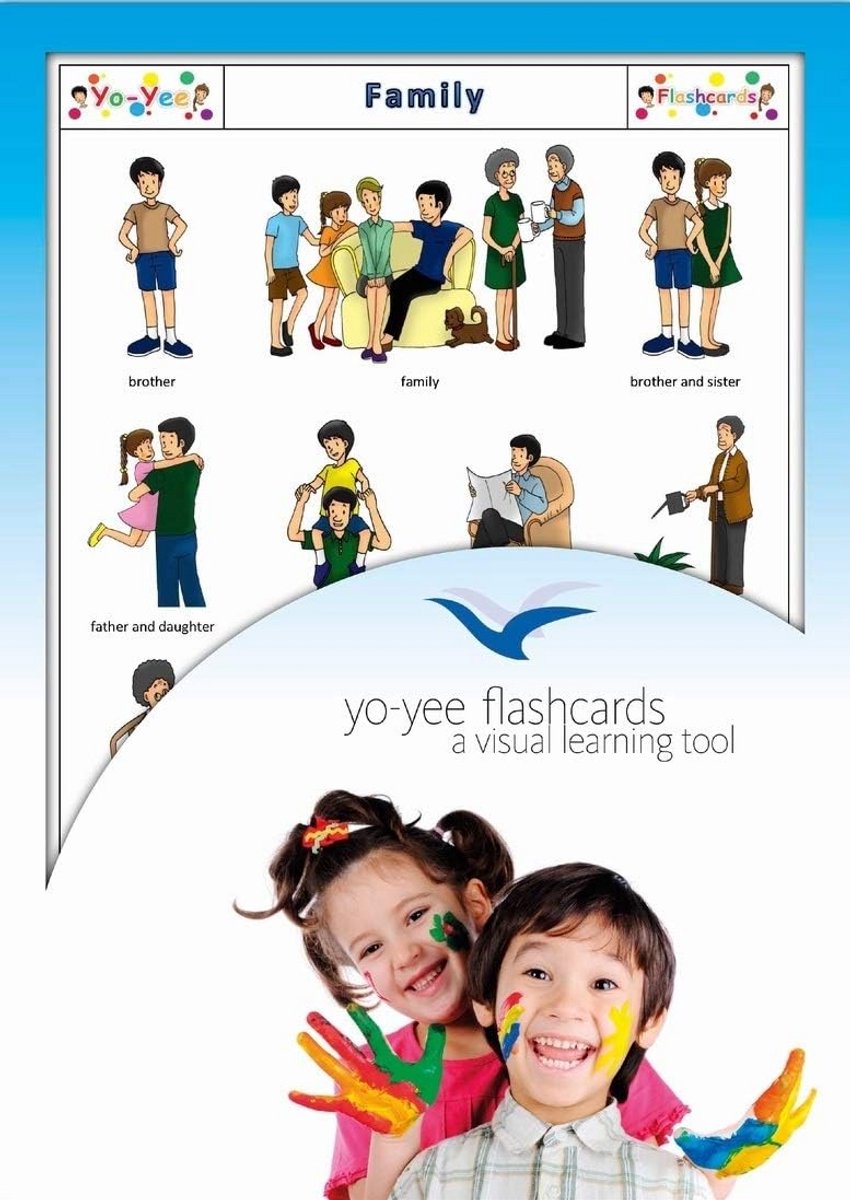 Engelse Woordenschat Flashcards voor Peuters en Kinderen - Familie Thema