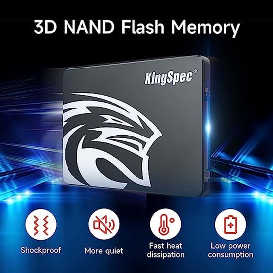 Interne SSD - Harde Schijf - Computer Upgrade - Snelle Data Transfer - 4 TB - Zwart — afbeelding 2