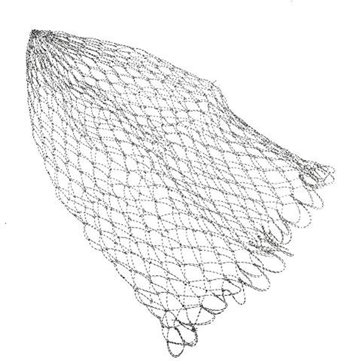 MTTproducts- Schepnet Vervangend Net - Duurzaam Polyethyleen - Voor Stroom/Meer/Zee/Rivier - Lichtgewicht - Onderhoudsvriendelijk - Afmetingen 7.5x3.5x2.5cm - Visnet