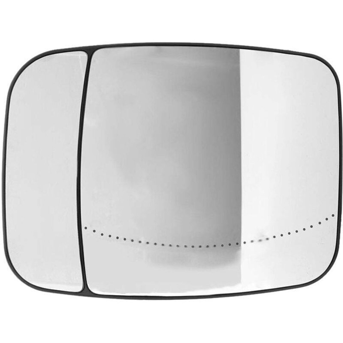 Achteruitkijkspiegelglas geschikt voor Trafic en Vivaro, autospiegelglas, elektrisch verwarmd zijspiegelglas voor de rechterkant van een auto (95517329)
