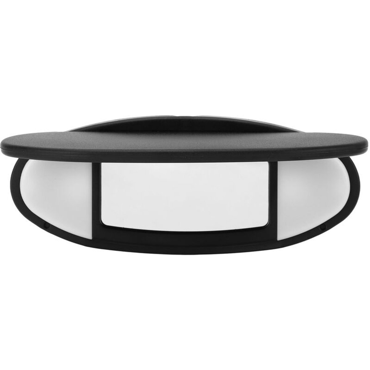 Zonneklep voor met make-upspiegel om verblinding te voorkomen en de rijveiligheid te verbeteren; geschikt voor R55, R56 en R60 (2007-2014); zwart.