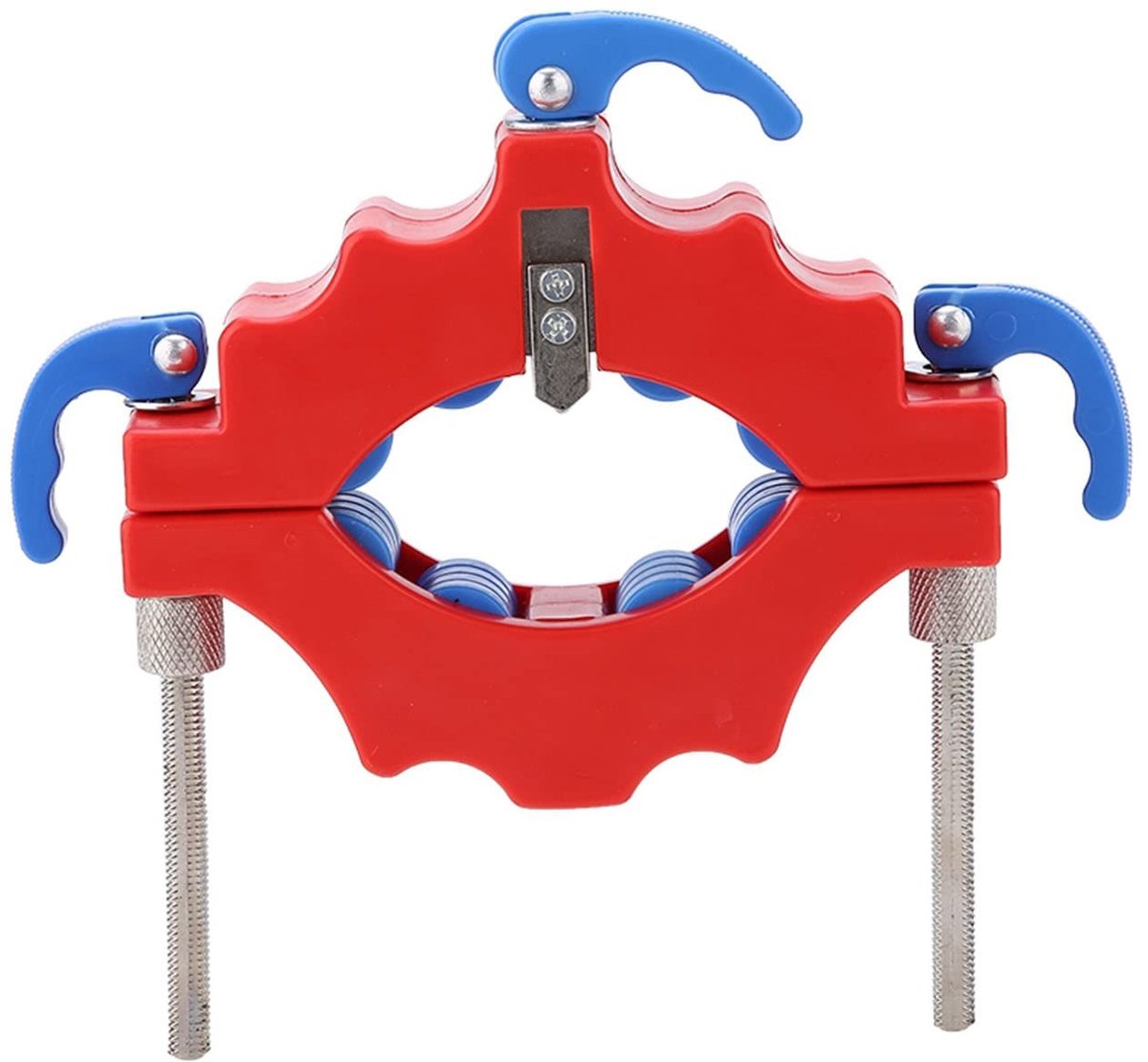 Dailygoods - Dailygoody - Glazen flessensnijder - Snijgereedschap - Gemakkelijk flessen recyclen - Rood - Hardmetalen snijwiel - Geschikt voor dikke glazen flessen