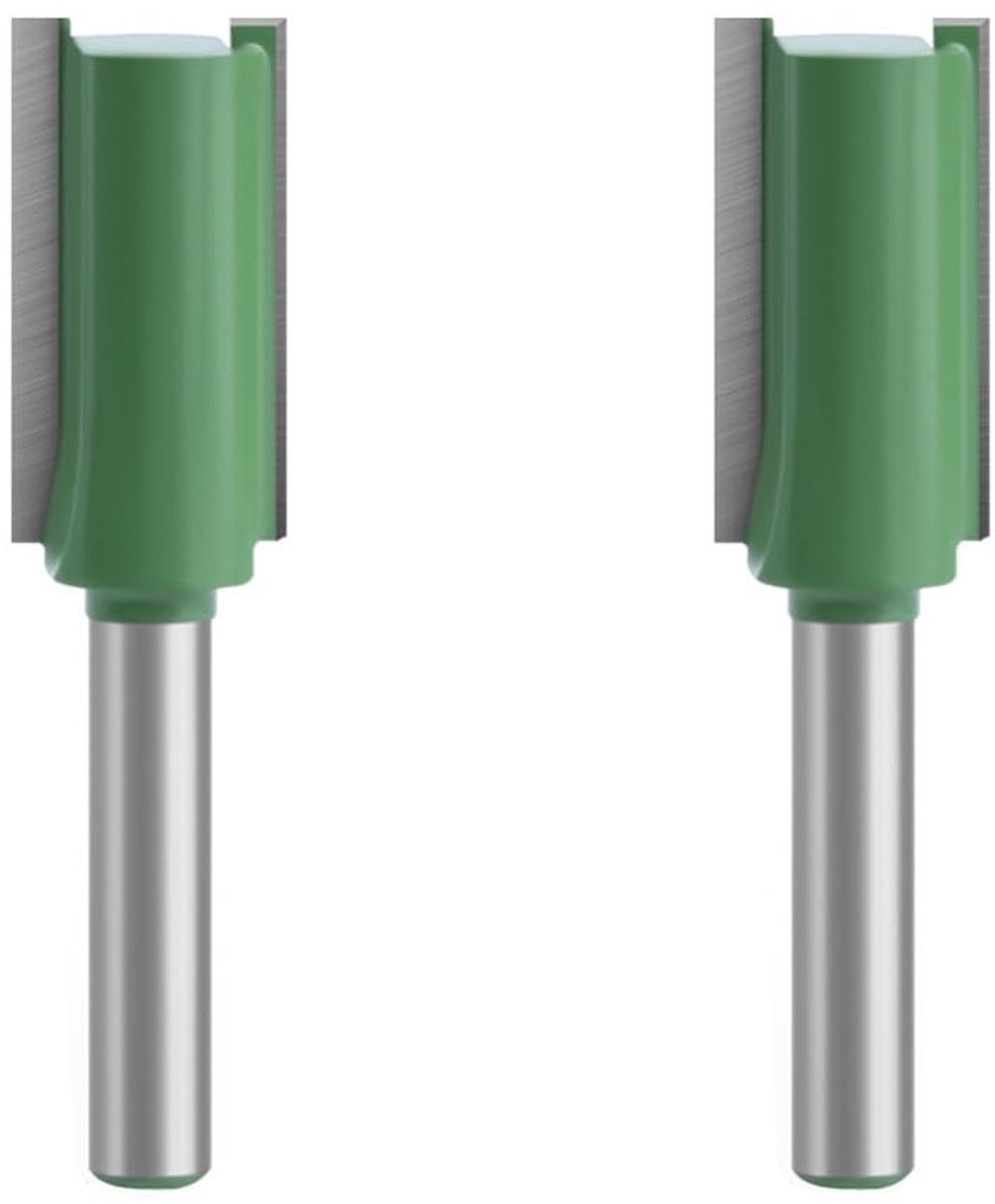 Dailygoods - Set van 2 Rechte Router Bits voor Houtbewerking