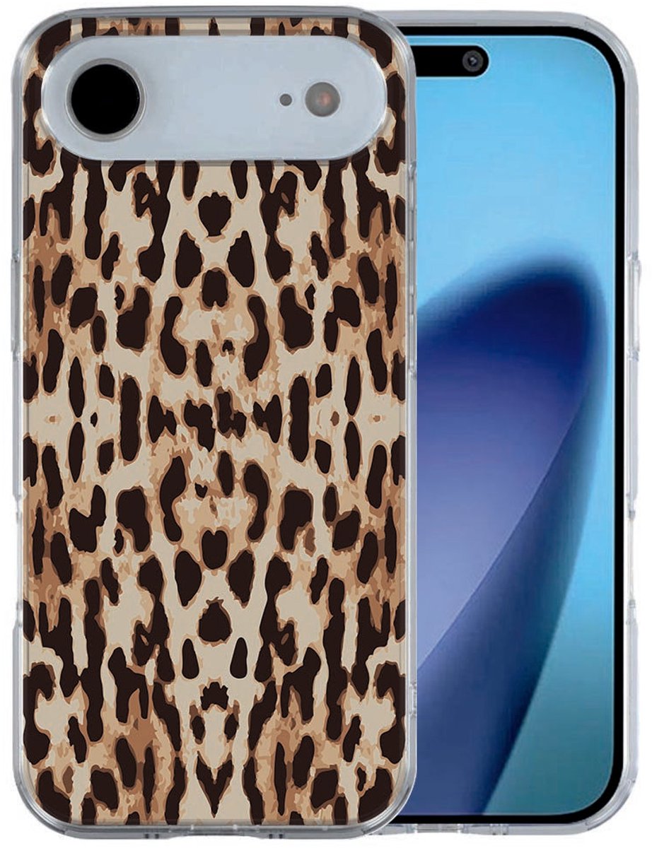 iPhone Air hoesje Leopard - Bruin, Beige