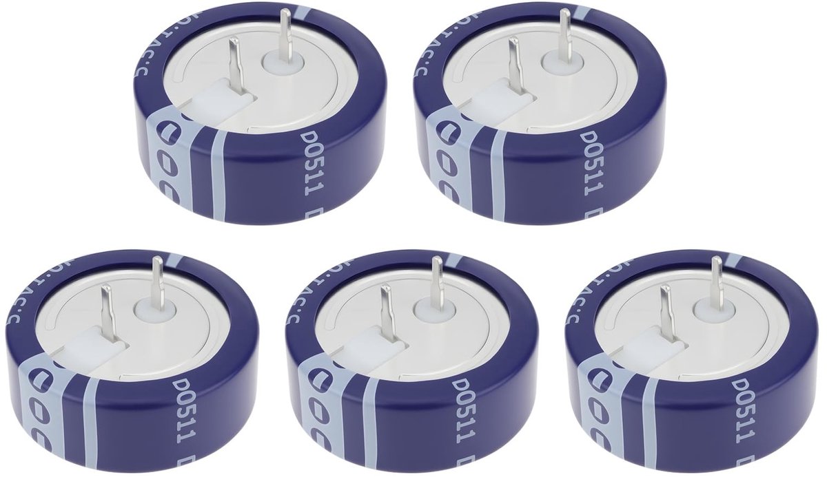 Dailygoods - Set van 5 Super Condensatoren voor Elektrische Toepassingen