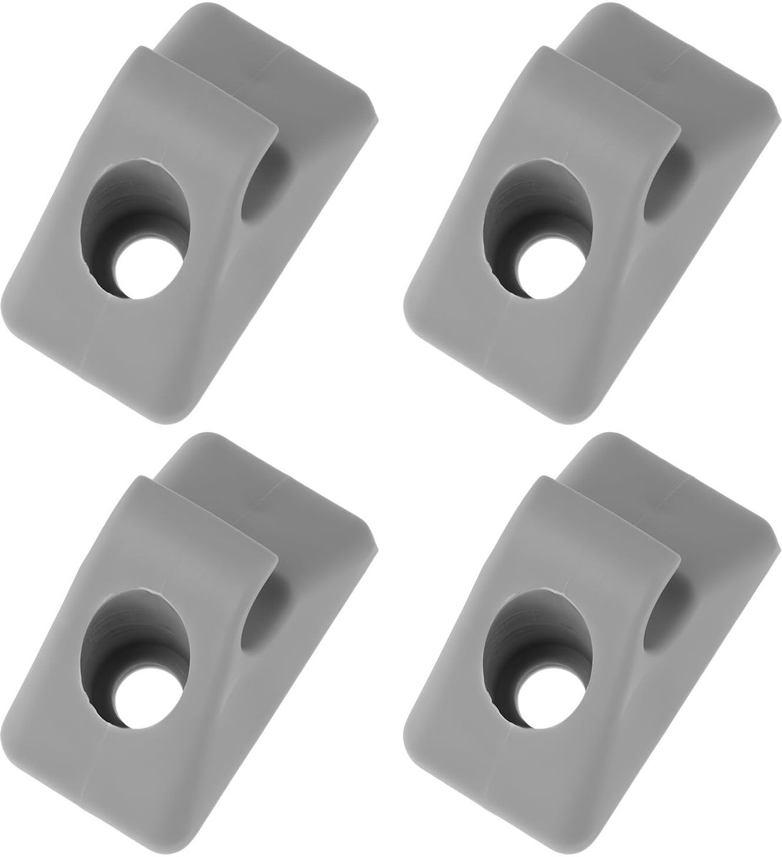 Dailygoods - Dailygoody - Auto Zonneklep Ondersteuning - Clip Retainer - Veilig en stevig - Grijze kunststof - Voor Alfa Romeo 4C, 4C Spider, 6 en 8C