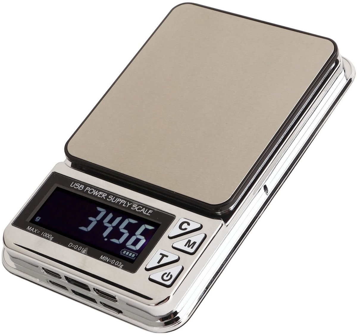Dailygoods - Dailygoody - Digitale keukenweegschaal - Hoge precisie - Compact ontwerp - Mini-draagbare weegschaal - Voor koken en bakken - Ideaal voor sieraden
