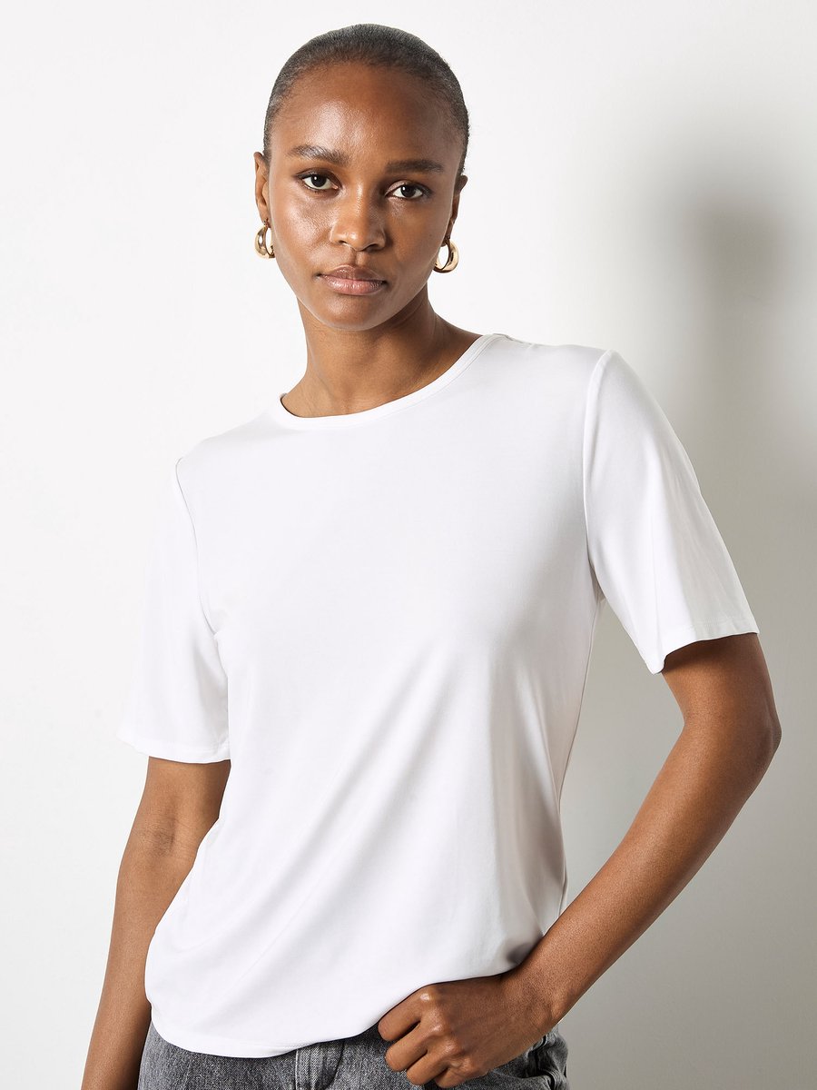 Klassiek T-shirt met slanke pasvorm