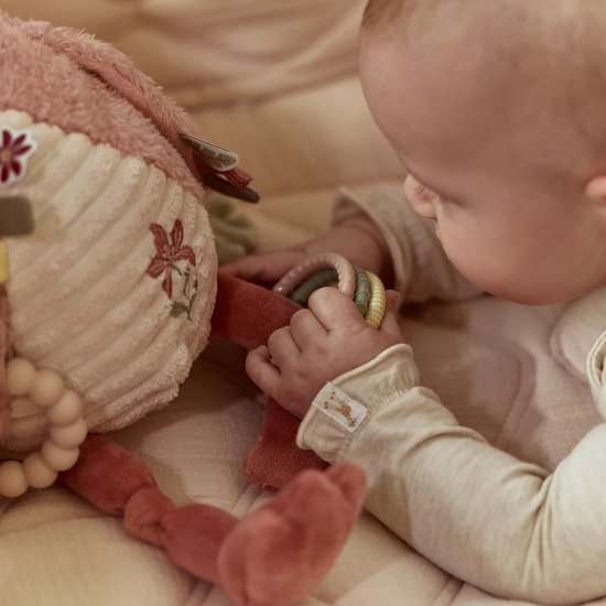 Little Dutch Safari Friends Activiteitenknuffel Flamingo