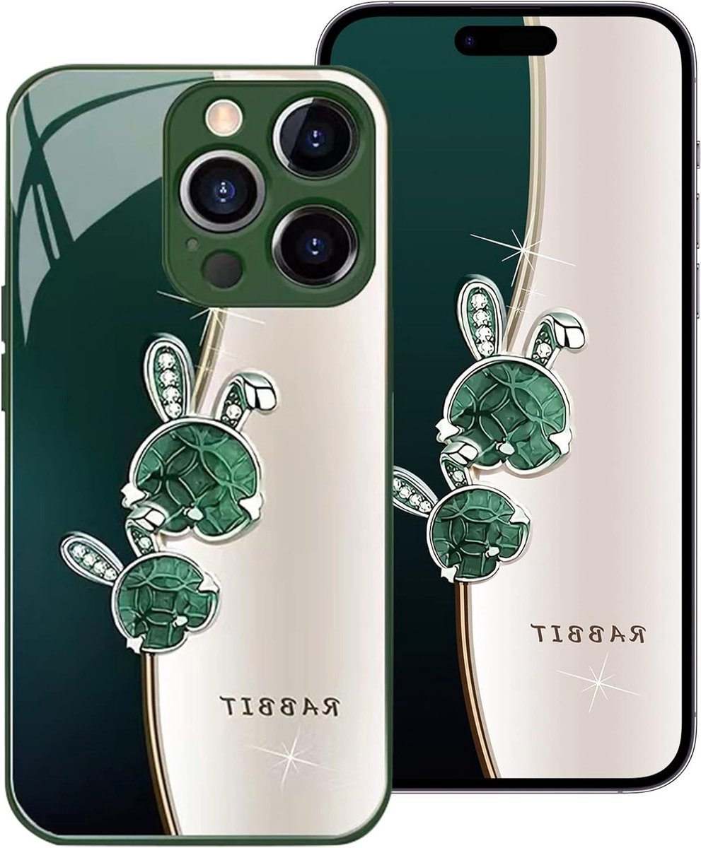 Slimme en Slanke Hoes voor iPhone 14 Plus 2023 met Militaire Schokbescherming en Niet-Geelwordende Eigenschappen - Groen