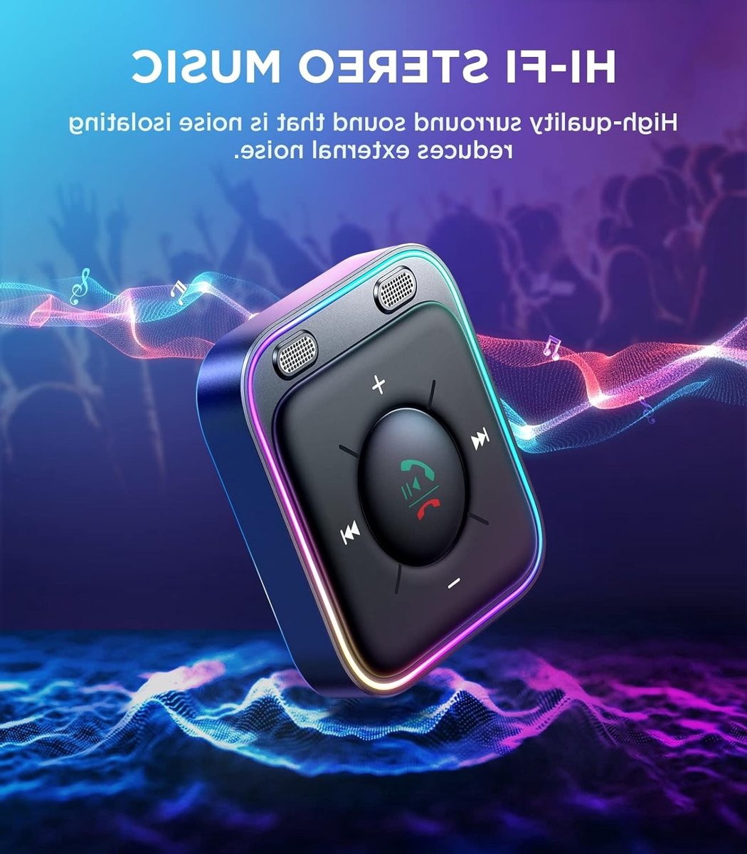 Aux Bluetooth Adapter voor Auto met Handsfree Systeem, HiFi Stereo Audio, USB Bluetooth 5.3 Ontvanger voor Auto Speakers en Versterkers, Plug & Play – foto 7