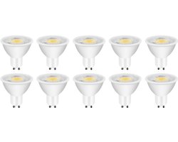GU10 spot - LED 8W=60W - 680 Lumen - koelwit 4000K - 10 stuks