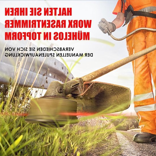 Set van 8 Vervangende Grastrimmer Spoelen met 20V Grastrimmer Draad, Diameter 1.65 mm, Inclusief 2 Vervangende Caps voor Efficiënt Grasmaaien van Merkloos — afbeelding 5