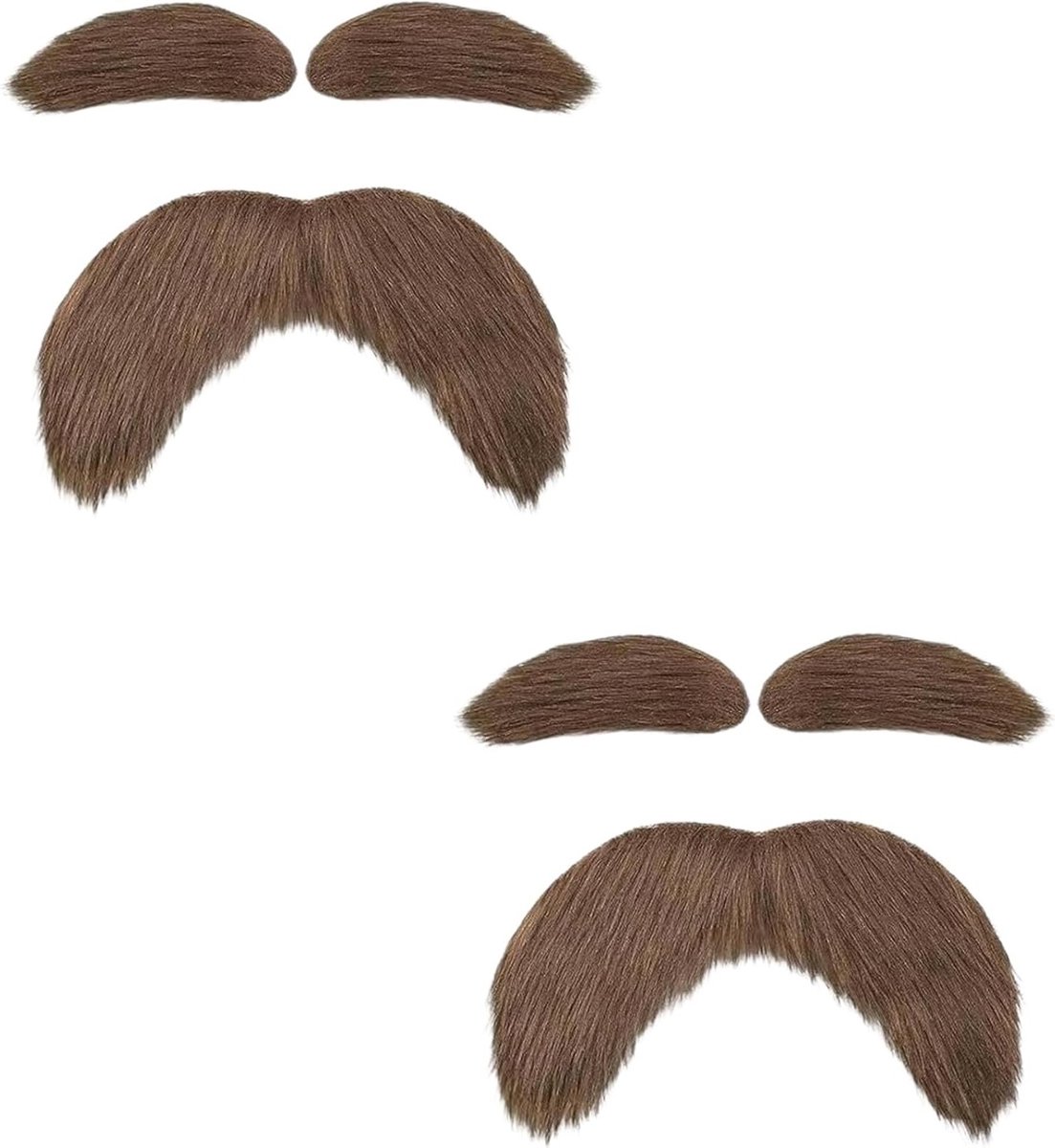 Realistische Zelfklevende Neppartijbaard voor Mannen, Perfect voor Carnaval, Cosplay en Halloween Feesten
