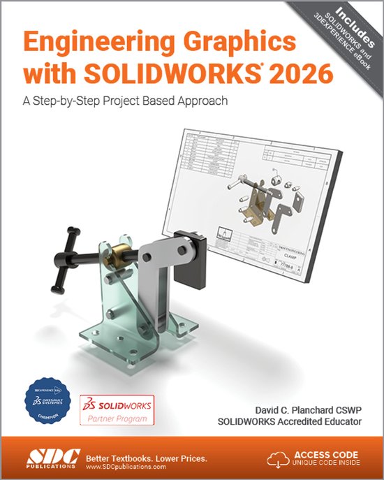 Engineering Graphics with SOLIDWORKS 2026 - cover