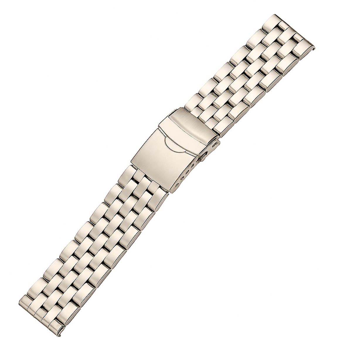 Horlogeband Metaal Chesterfield Staal - 24mm