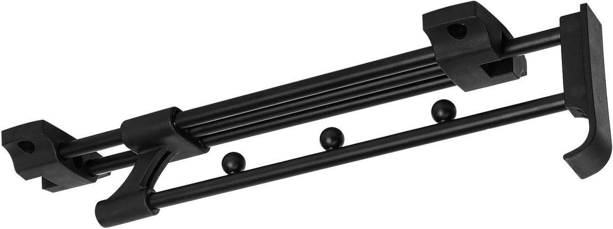 Verstelbare Uittrekbare Kledingrail, 25 cm, Wandmontage, Metalen Kledinghanger voor Broeken en Kledingorganisatie