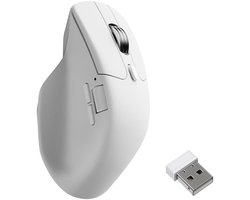 Keychron M6 Muis - Draadloos - 8K Polling Rate - PixArt 3950 - Wit