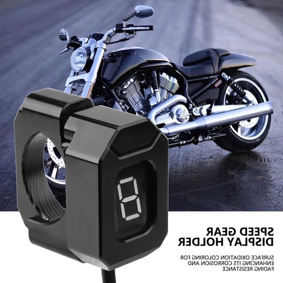Universele Motor Speed Gear Display Indicator Houder voor Motorfietsen met Stuurdiameter van 22mm tot 28.6mm, Geschikt voor Diverse Modellen en Eenvoudige Installatie van universele — afbeelding 3