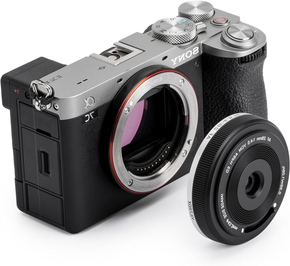 28mm F4.5 Ultra-Slim Pancake Lens voor E-Mount Camera's - Auto Focus, Full Frame, Groothoeklenzen voor Sony A7 Series