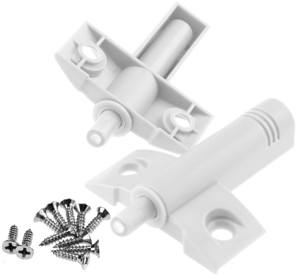 Smoakez - Stop Dampers - Door Dampers - Geschikt voor vloerbevestiging - Wit - Voorkomt tocht - Ideaal voor woning en kantoor