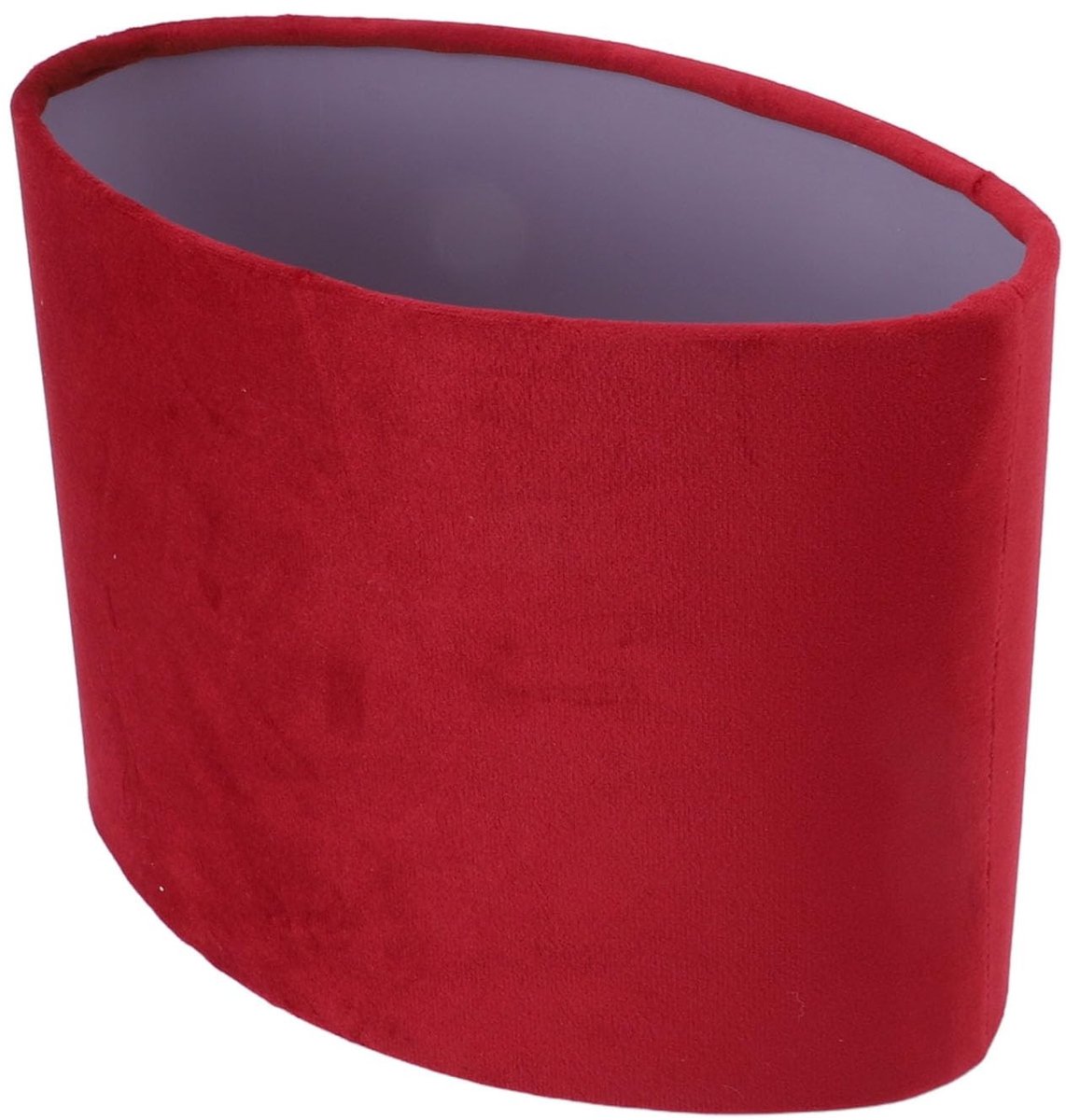 Vlemico - Ovale Lampenkap - Wijnrood - Geschikt voor E27 en E14 lampen - Modern design - Perfect voor sfeerverlichting - Stijlvol - Ideaal voor thu...