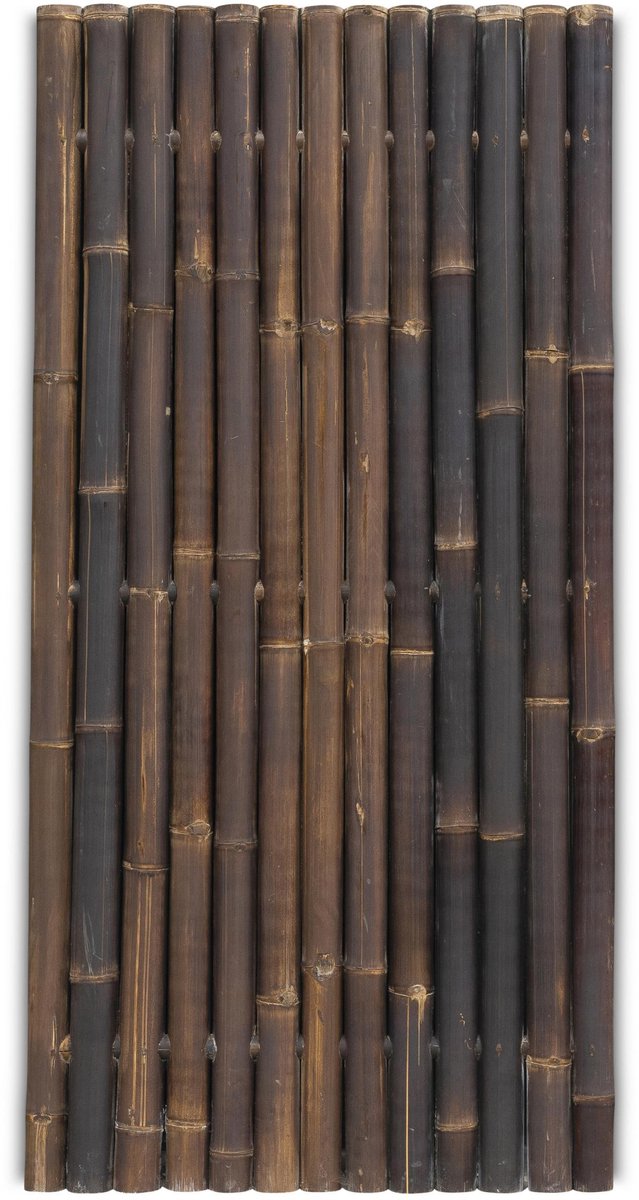 Bamboe schutting - 90 x 180 cm - Donker - Eviro Bamboe