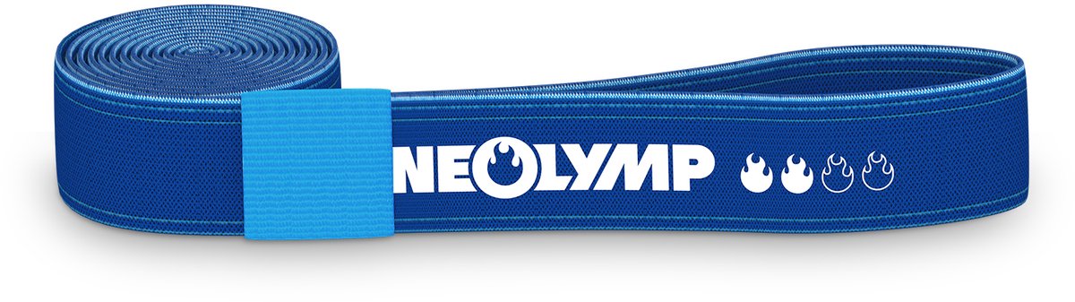 NEOLYMP Lang fitnessband van stof– Gymnastiekband , trainingsband voor krachttraining