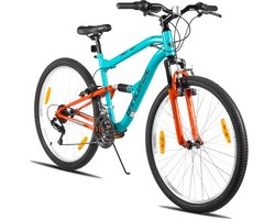 HILAND Full Suspension Mountainbike - 26 inch - MTB - 18 Versnellingen - Schijfremmen - Heren & Dames - Volwassenen