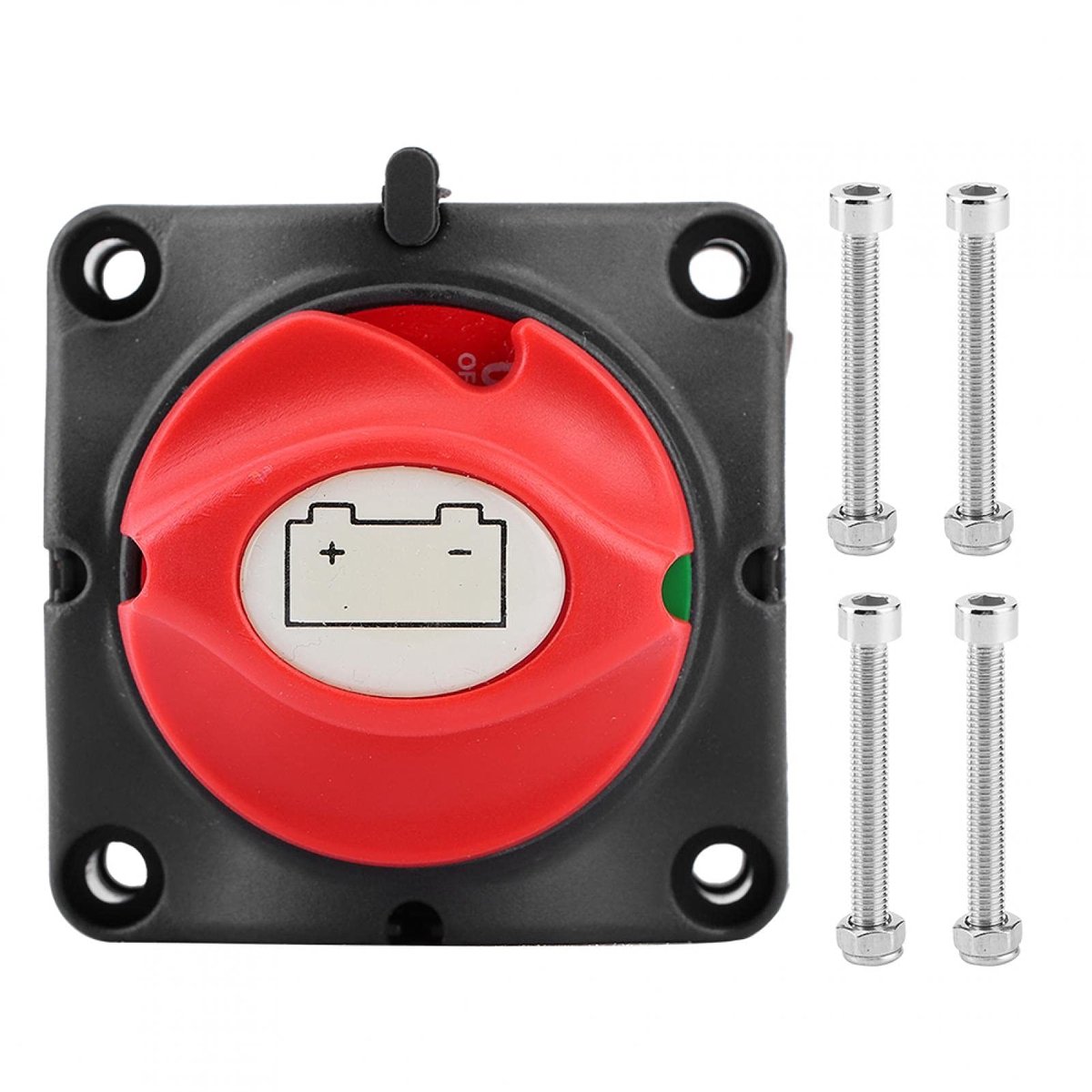 Elzusha - 12V Batterijschakelaar - Waterdichte Isolator - Voor Auto, Boot en Caravan - Betrouwbare bescherming - Hoge capaciteit - Energiebeheer - ...