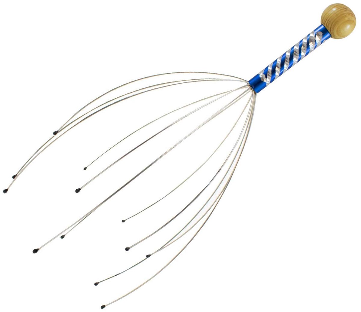 Elzusha - Hoofdmassageapparaat - Hoofdhuidkrabber - Ontspannende therapeutische massage - Handheld formaat - Haargroeistimulatie - Diepe ontspannin...