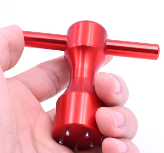 Dailygoods - Dailygoody - Golf Gewicht Schroefsleutel - Golfputter Tool - Rood - 5 Pin Gat - Hoogwaardige Aluminium Sleutel - Geschikt voor Golfprofessionals - Com.. — afbeelding 5