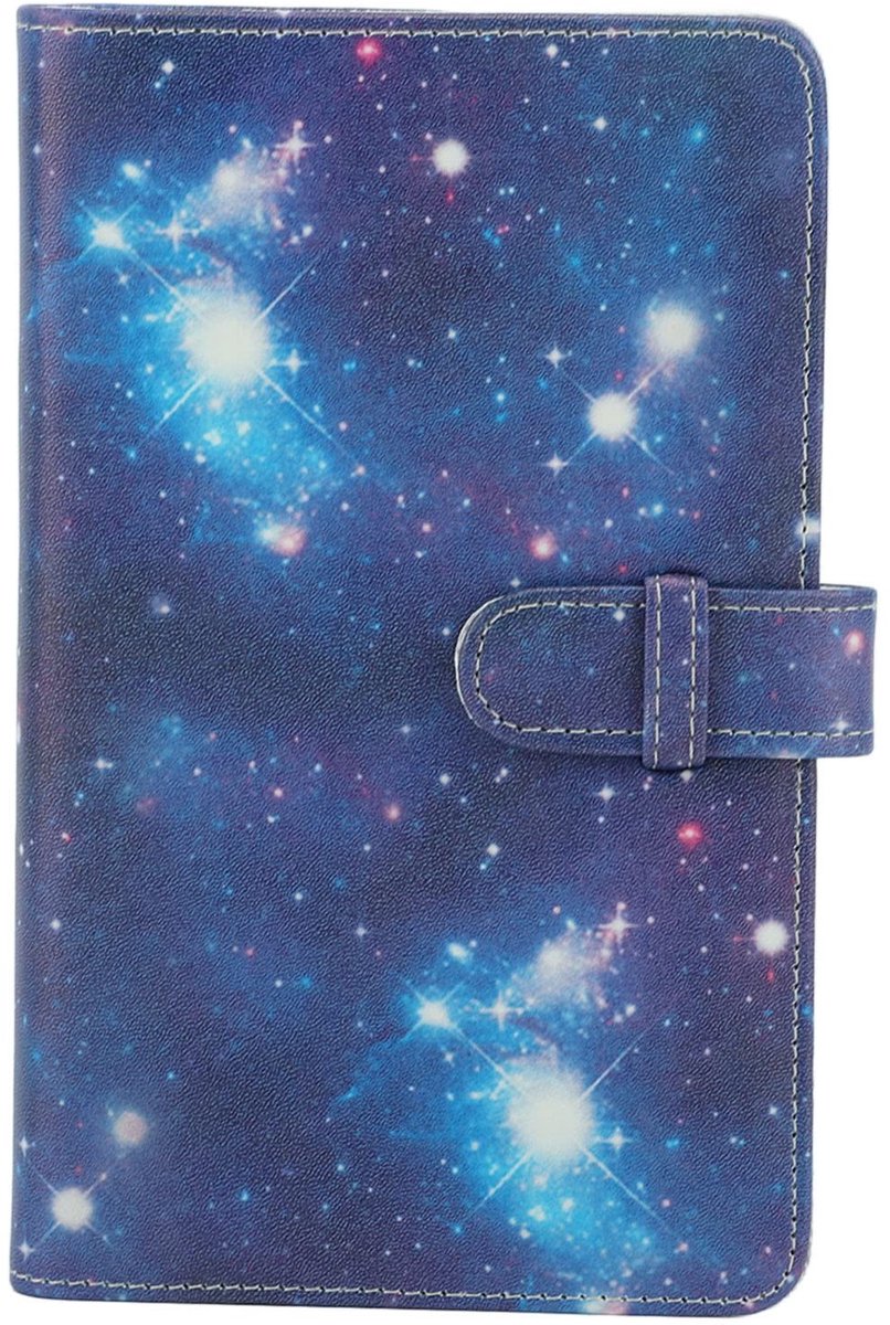 Dailygoods - Dailygoody - Fotoalbum voor Fujifilm Instax - Fotoopslagboek - Waterdicht - Sterrenhemel - PU-leer - 108 Zakken - Geschikt voor 3 Inch