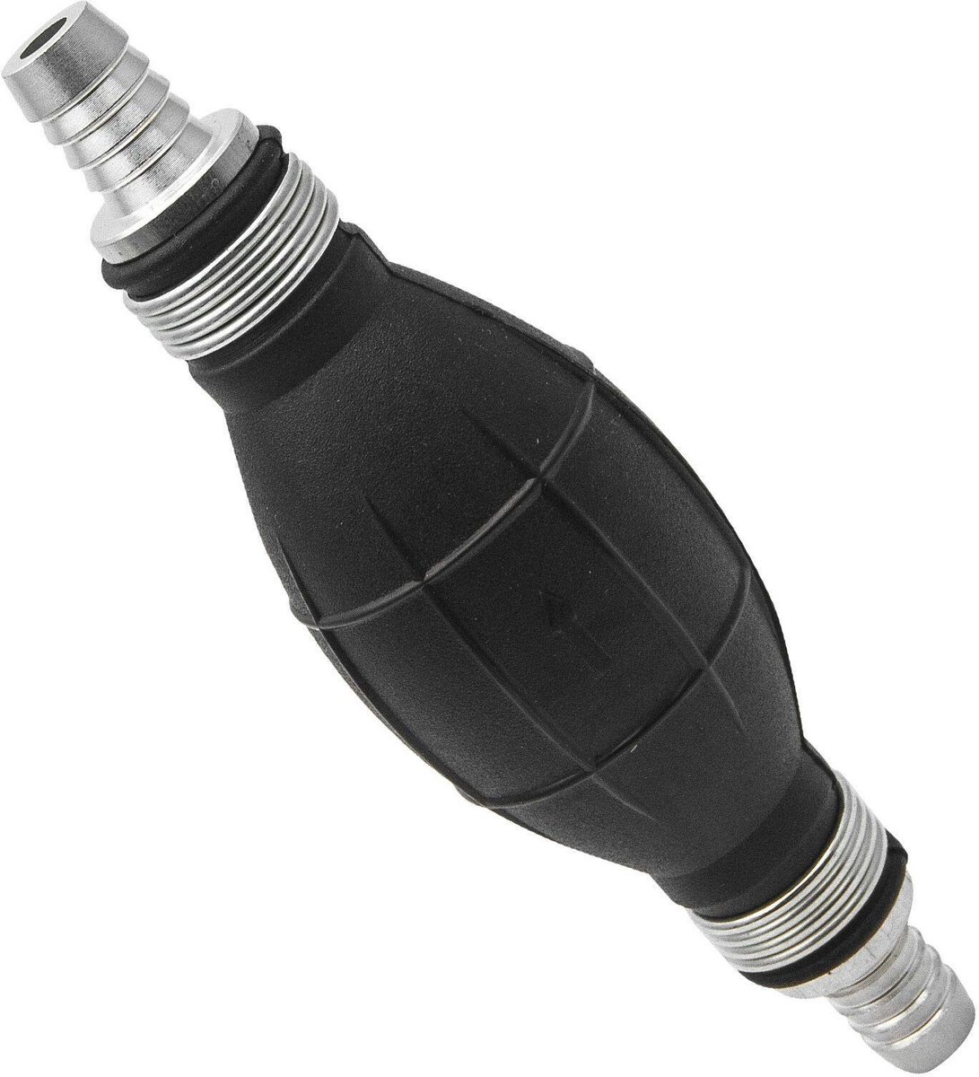 Dailygoody - Handsifon Brandstofoverdrachtslangpomp - Handmatige brandstofpomp - Draagbaar - Zwart rubber - Vloeibaar water - Ideaal voor onderwe