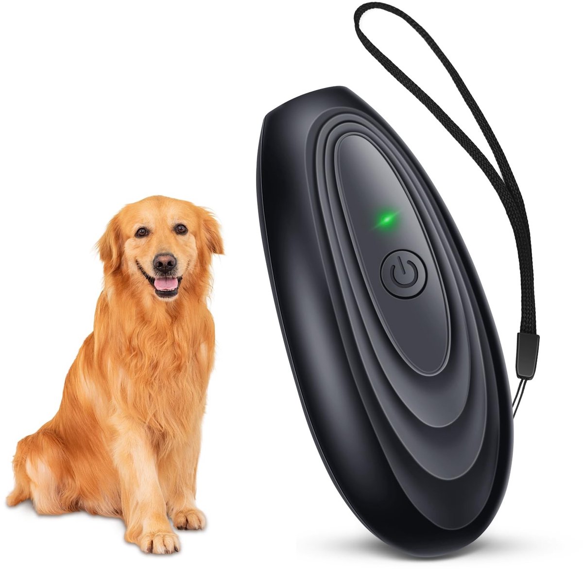 Ultrasone Hond Blafstopper, Draagbaar en Oplaadbaar, Gedragscorrector voor Honden, Effectieve Training voor Kleine, Middelgrote en Grote Honden met LED Indicator