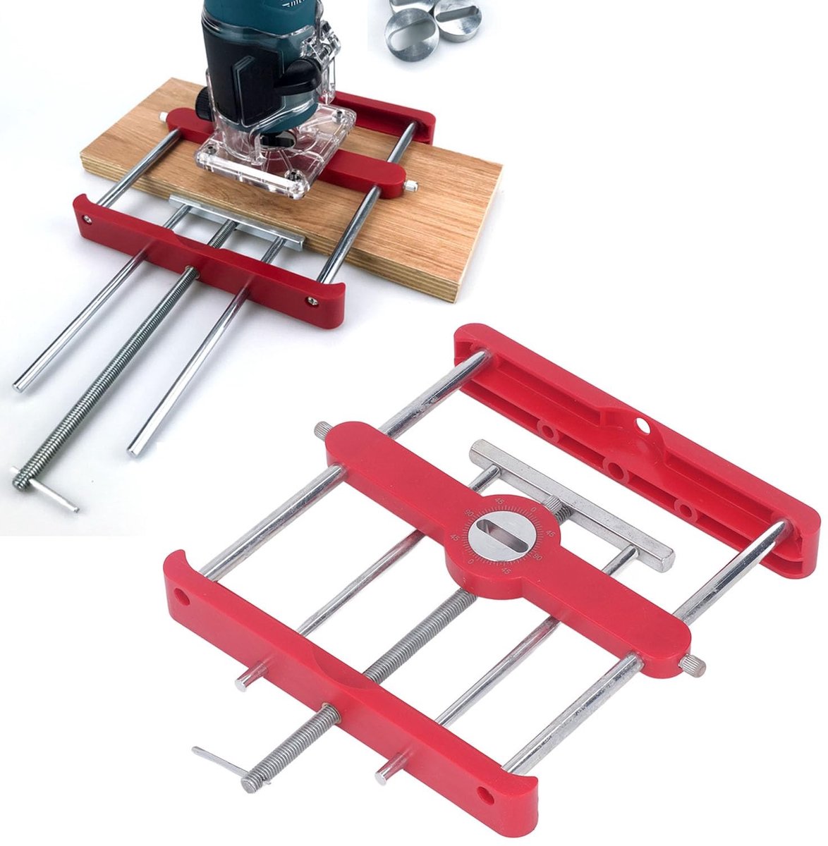 Dailygoods - Woodworking Doweling Jig voor Nauwkeurige Gewrichten