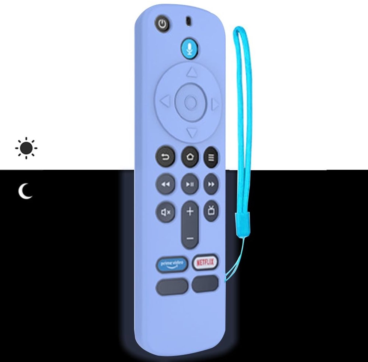 Dailygoods - Siliconen Beschermhoes voor Afstandsbediening Firetv Stick 4K HD