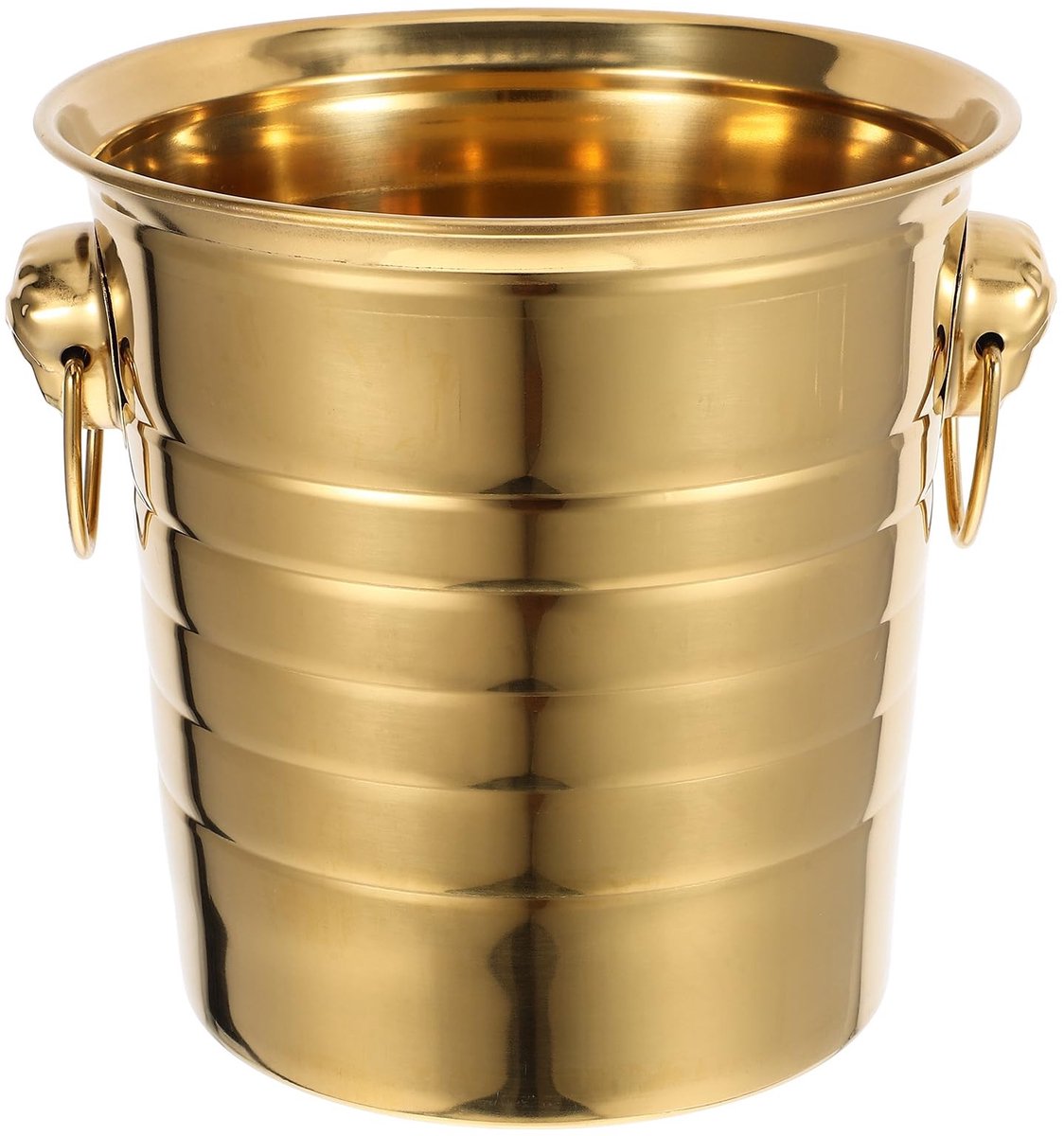 Dailygoody - Bar IJs-emmer - IJscontainer - Houdt dranken koud - Gouden wijnfles - Koeling - Perfect voor feesten en partijen - 5 liter