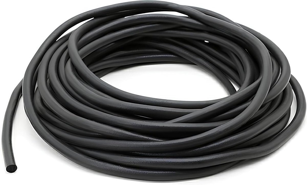 EPDM afdichtkoord 5 m, Ø 3 mm rond koord, ideaal voor voegen en kieren, waterdicht en duurzaam vulkoord voor beton en andere materialen