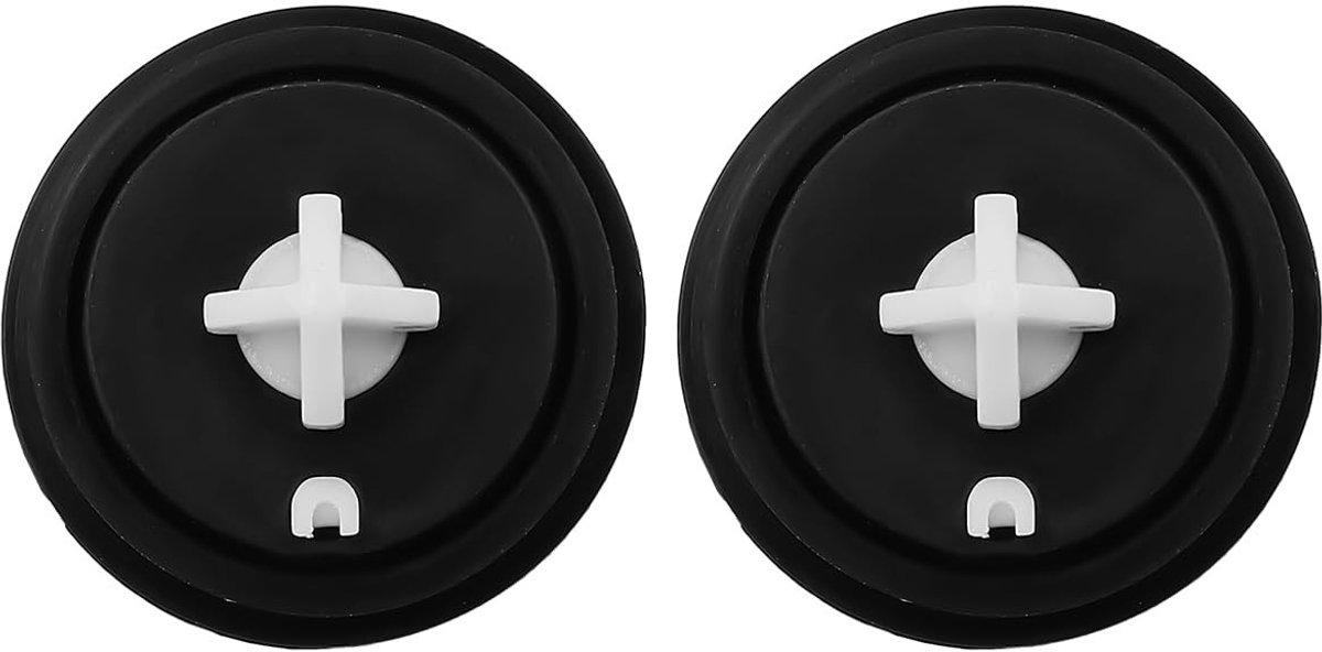 Dailygoody - Vlottermembraanafdichtingsmembraanvlotterklep - Set van 2 - Duurzaam en betrouwbaar - 27 mm diameter - Geschikt voor inlaatkleppen - Hoog...