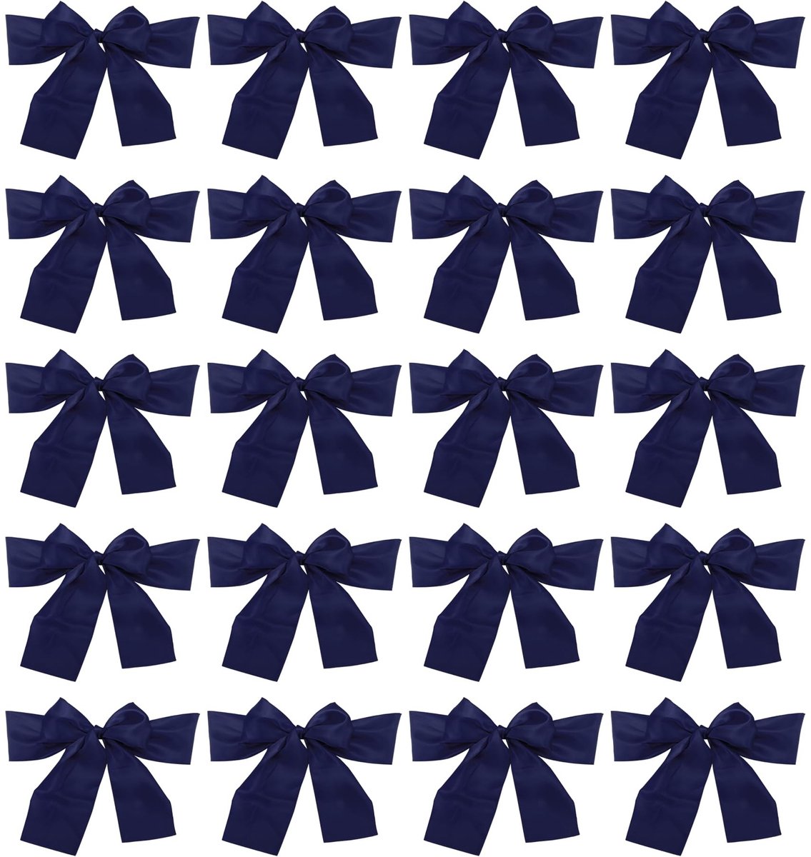 Dailygoods - Dailygoody - Stoelbanden - Zelfklevende stoelbanden - Luxe uitstraling - Blauw - Elegante decoratie - Perfect voor evenementen - 20 stuks