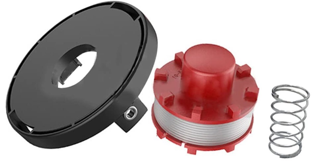 Dailygoods - Dailygoody - Spoel Lijn en Spoel Deksel - Voor Grastrimmer - 1 stuks - Plastic - Geschikt voor Einhell modellen