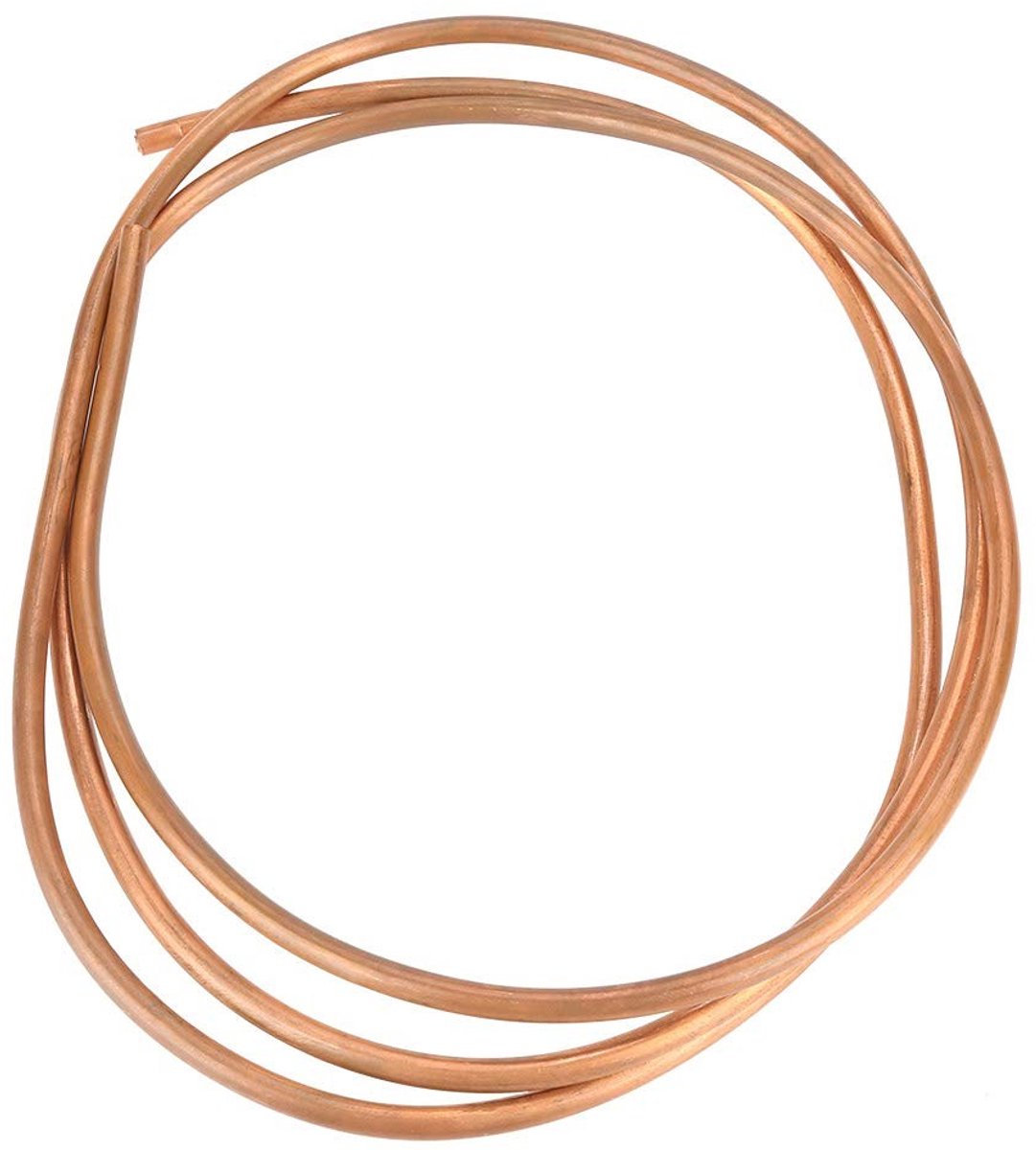 Dailygoods - Dailygoody - Zachte koperen spiraalbuis - Koelleidingen - Ideaal voor pneumatische toepassingen - 2M - Hoogwaardige elektrogeleidbaarheid - 4mm ID - 6...