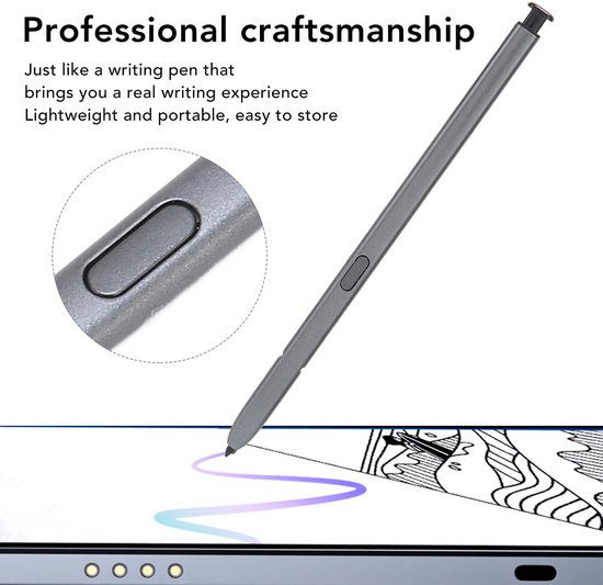 Dailygoods - Stylus Pen voor Tablets met 5 Vervangende Tips en Pincet — afbeelding 5