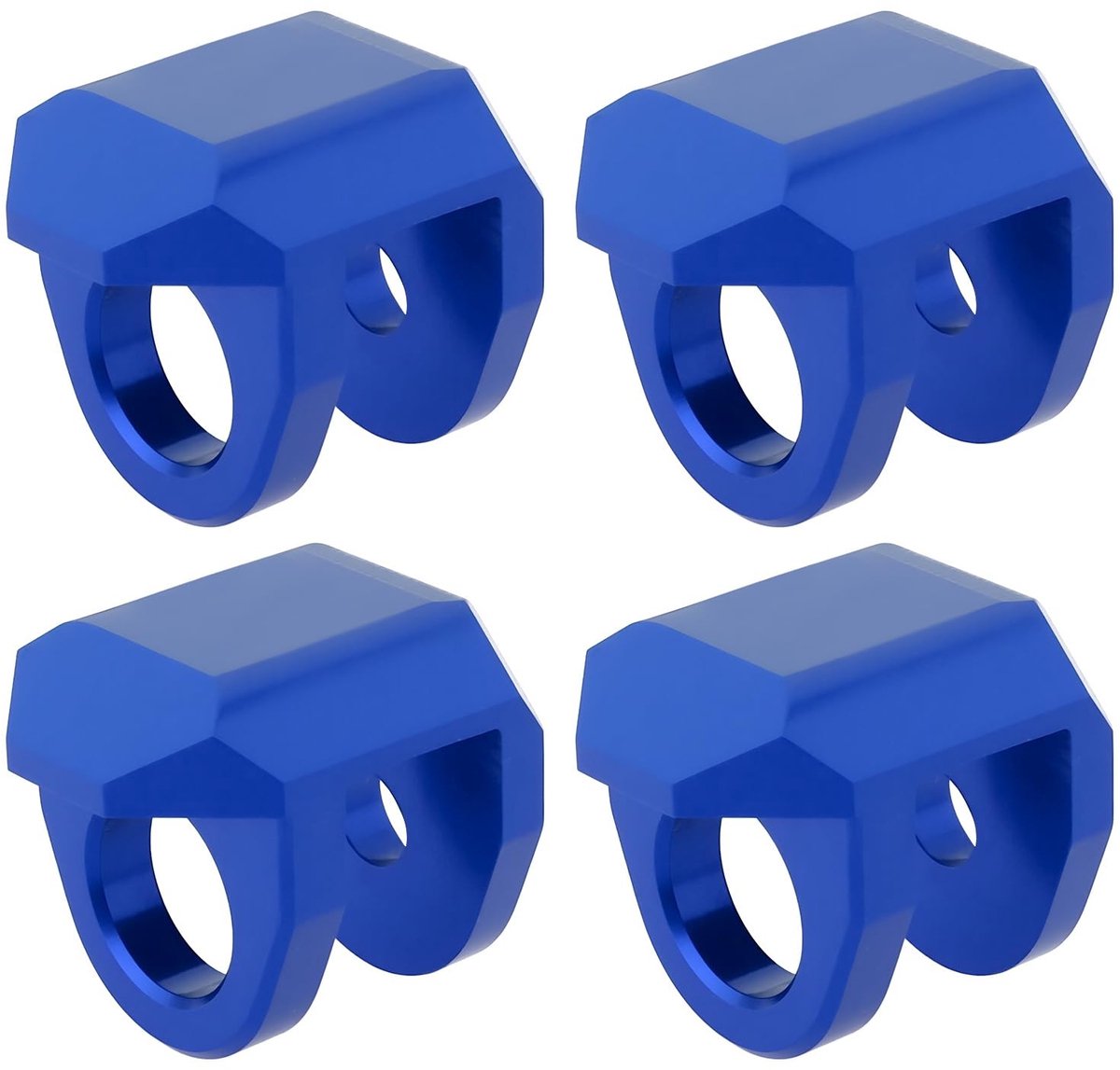 Dailygoody - Afstandsbediening Cap Protector - Schokbestendig - Blauw - Aluminiumlegering - Geschikt voor modellen - 4 stuks
