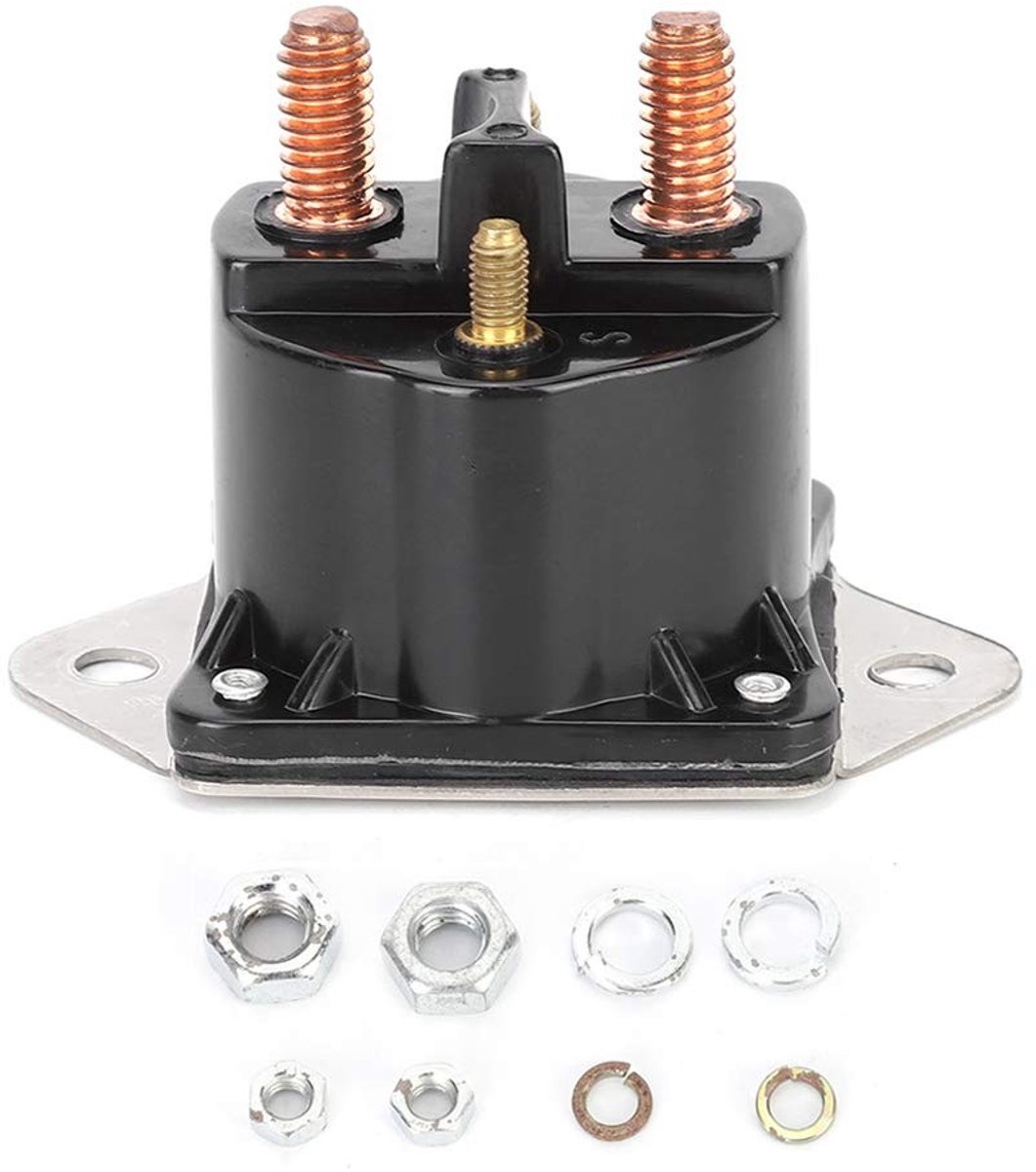 Dailygoods - Dailygoody - Lier Solenoïde Relais - Elektromagnetisch - Veiligheidswaarschuwing - 12 Volt - Roestvrij Staal - Vervangingsaccessoire - Geschikt voor l